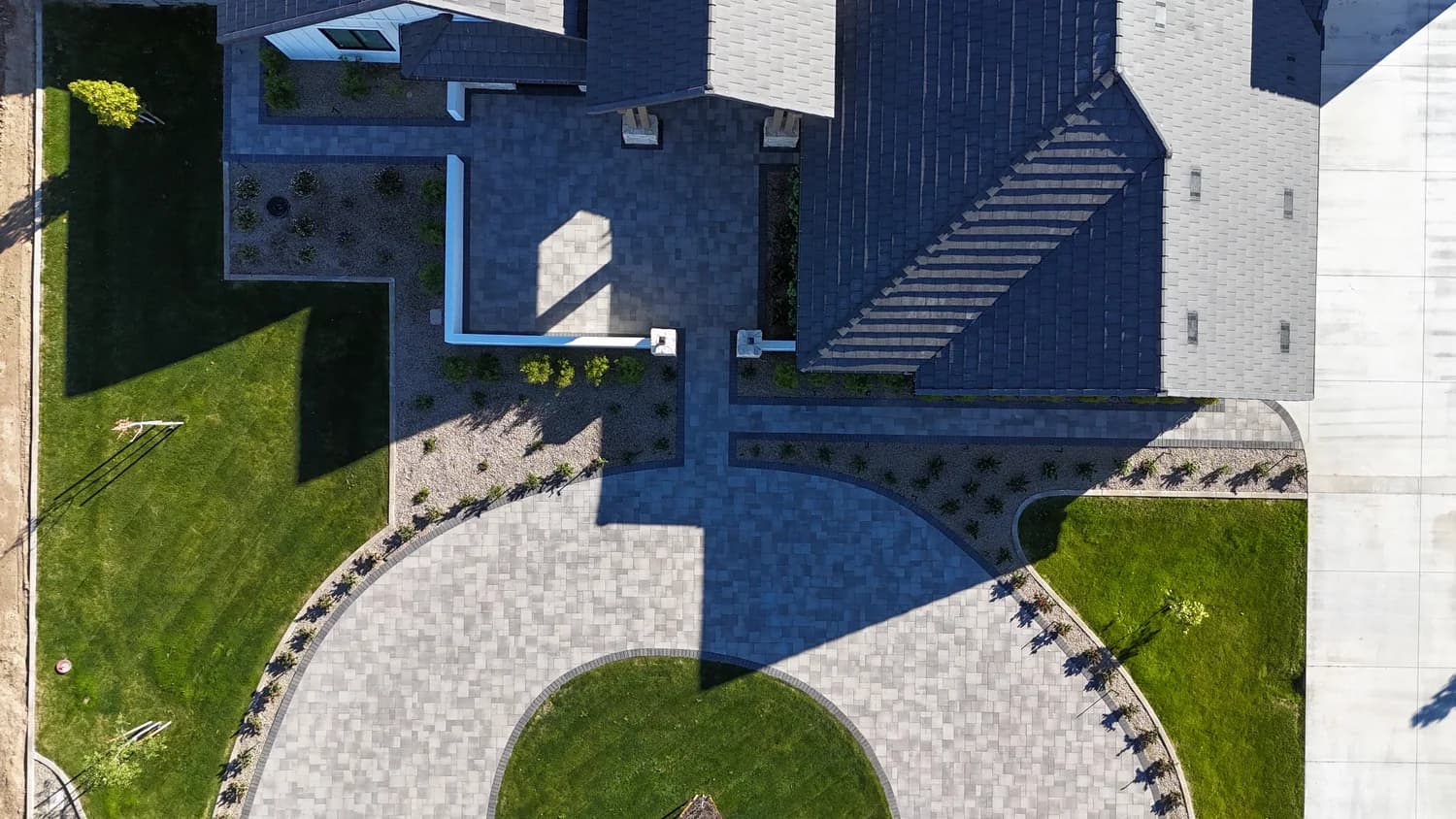 Aerial view of an Arizona home and roof